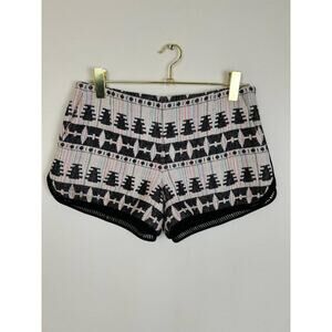 Thakoon Addition Womens Muted Multi-color Black Pattern Dress Mini Shorts Size 2